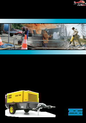 Portable Air Compressors - Diesel, Electric, Gasoline Atlas Copco XATS 156 Dd