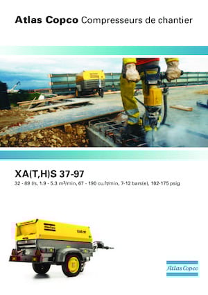 Portable Air Compressors - Diesel, Electric, Gasoline Atlas Copco XAS 47 DdG