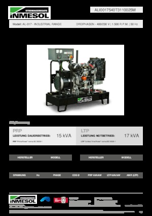 Diesel Power Generators INMESOL AL-017