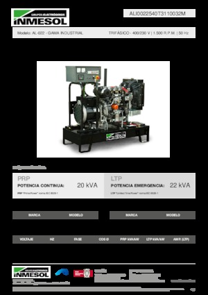 Dizel Jeneratörler INMESOL AL-022