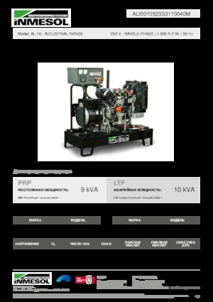 Diesel Power Generators INMESOL AL-10