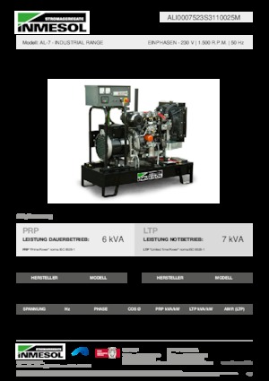 Diesel Power Generators INMESOL AL-7