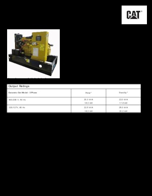 Dizel Jeneratörler Caterpillar C2.2-DE 22