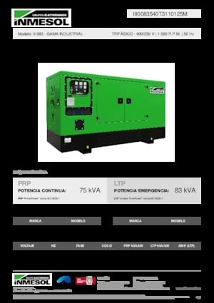 Dizel Jeneratörler INMESOL II-083