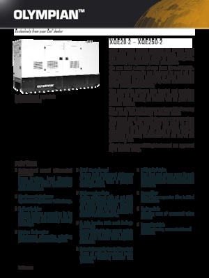 Dizel Jeneratörler Olympian XQE 250