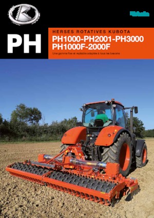 Power harrows Kubota PH3450F