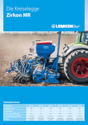Elektrikli tırmıklar Lemken Zirkon XMR/300