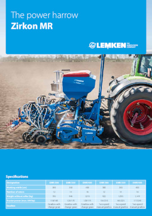 Elektrikli tırmıklar Lemken Zirkon XMR/300