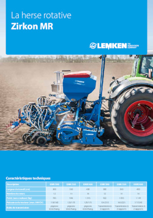 Elektrikli tırmıklar Lemken Zirkon XMR/300