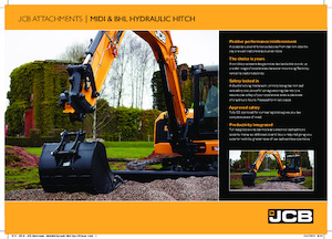 Hızlı bağlantı elemanları JCB HYDRAULIC QUICK HITCH