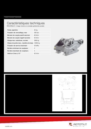 Hızlı bağlantı elemanları Rototilt® QC45-4 