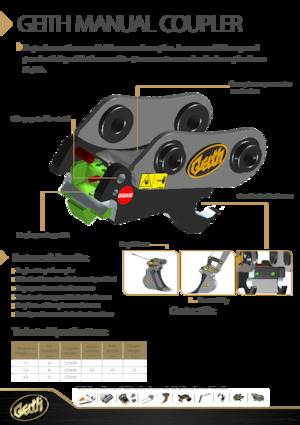 Hızlı bağlantı elemanları Geith QR30M
