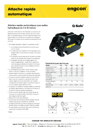 Quick Couplers engcon QS70