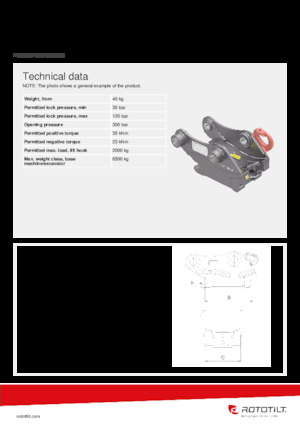 Quick Couplers Rototilt® S40 