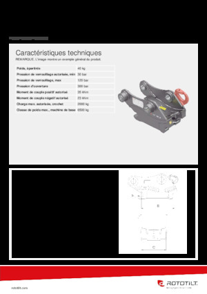 Quick Couplers Rototilt® S40 