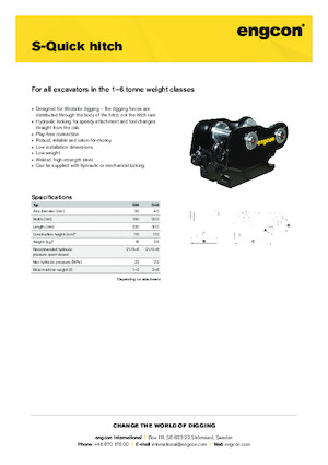 Quick Couplers engcon S40