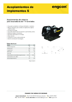 Quick Couplers engcon S40