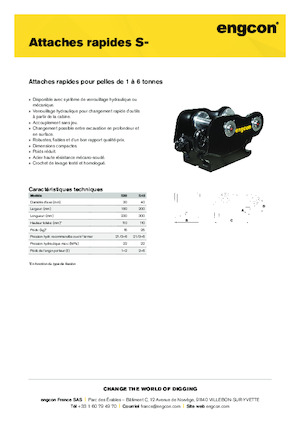 Quick Couplers engcon S40