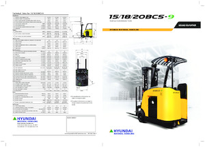 Reach Trucks Hyundai 18 BCS-9 