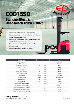 Reach Trucks EP CQD15SD