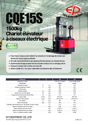 Reach Trucks EP CQE15S