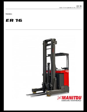 Reach Trucks Manitou ER 16