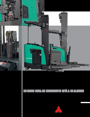 Elektrikli reach kamyonları Mitsubishi ESR18N2