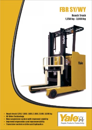 Elektrikli reach kamyonları Yale FBR25S(T)Y