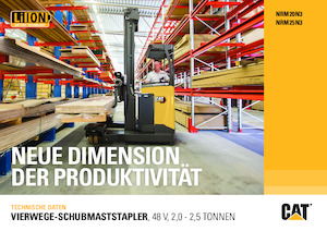 Reach Trucks Caterpillar NRM25N3