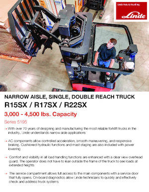 Reach Trucks Linde R17SX-24V