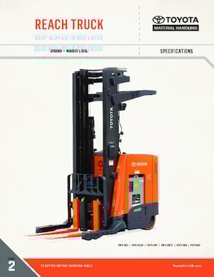Reach Trucks Toyota RF1-BE1X35