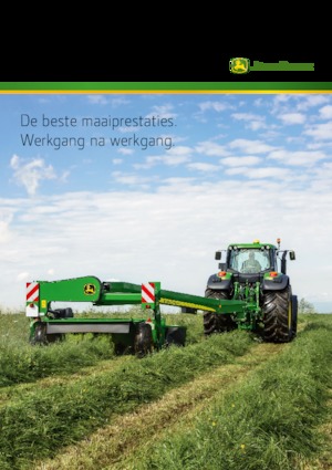 Rear-mounted mowers - disc with conditioner John Deere R870R 