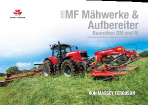 Rear-mounted mowers - disc with conditioner Massey Ferguson DM367 TL-V-RC