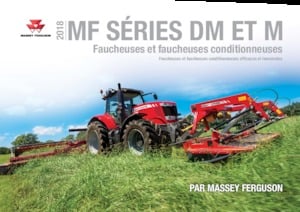 Rear-mounted mowers - disc with conditioner Massey Ferguson DM367 TL-V-RC