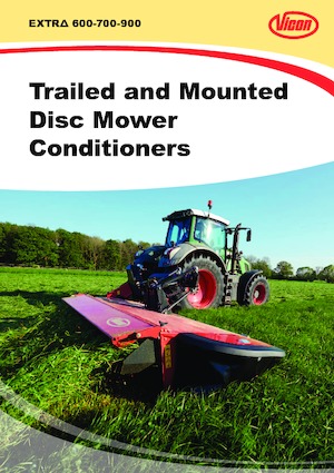 Rear-mounted mowers - disc with conditioner Vicon Extra 736 T