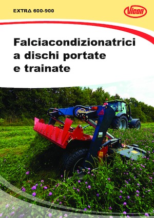 Rear-mounted mowers - disc with conditioner Vicon Extra 736 T