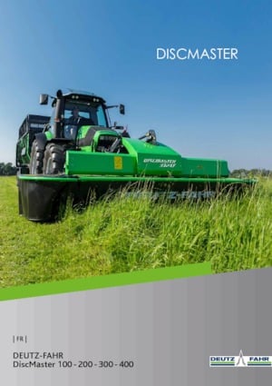 Arka monteli biçme makinesi diski klima olmadan DEUTZ-FAHR DiscMaster 432 H