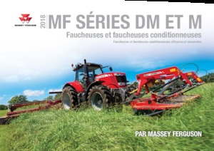 Arka monteli biçme makinesi diski klima olmadan Massey Ferguson DM306 TL