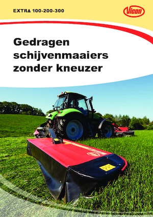 Rear-mounted mowers - disc without conditioner Vicon Extra 340