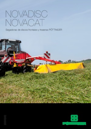Arka monteli biçme makinesi diski klima olmadan Pöttinger NovaCat 352 CF