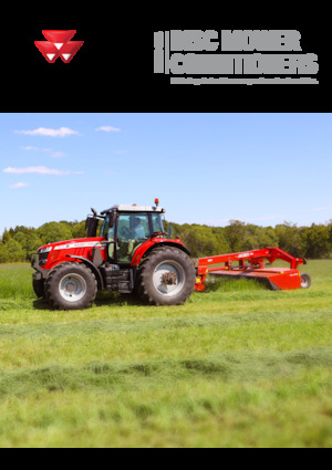 Rear-mounted mowers - disc with conditioner Massey Ferguson 1376