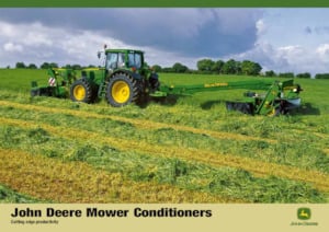 Rear-mounted mowers - disc with conditioner John Deere 388