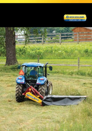 Arka parçaya monte biçme makinesi diski ile klima cihazı New Holland DuraDisc 109M