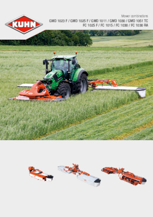 Rear-mounted mowers - disc with conditioner Kuhn FC 3515 D-FF