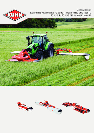 Rear-mounted mowers - disc with conditioner Kuhn FC 3115 R-FF