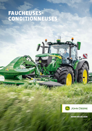Rear-mounted mowers - disc with conditioner John Deere R310R