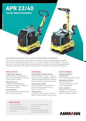 Reversible Vibratory Plate Compactors Ammann APR 2240