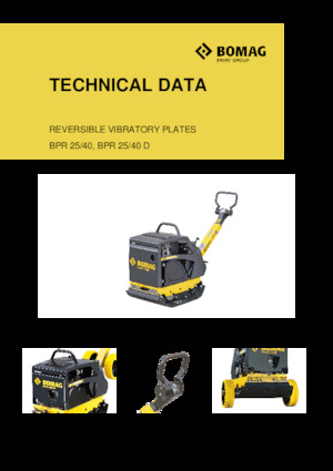 Reversible Vibratory Plate Compactors Bomag BPR 25/40