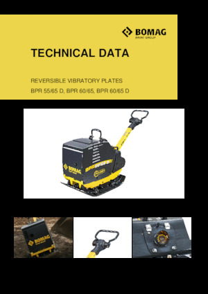 Reversible Vibratory Plate Compactors Bomag BPR 60/65