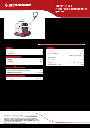 Reversible Vibratory Plate Compactors Dynapac DRP15DX